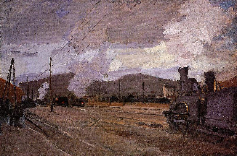 Claude Monet The Gare d'Argenteuil oil painting picture